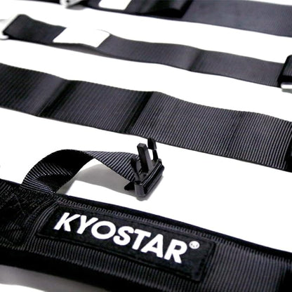 Kyostar 5 Point Harness 3 Inch with Ultra Soft Heavy Duty Shoulder Pads, 8155 Black