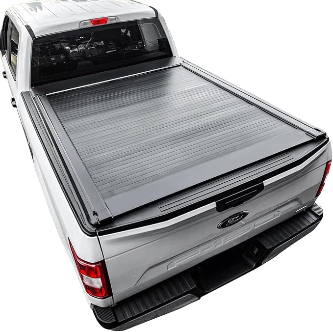 Syneticusa AR Automatic Retractable Truck Bed Cover for Ford F-150 2004–2026 | 6’7” (78.9”) Bed | Aluminum Hard Retractable Tonneau Cover | Easy Installation | Waterproof, Low-Profile