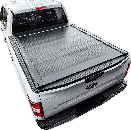 Syneticusa AR Automatic Retractable Truck Bed Cover for Ford F-150 2004–2026 | 6’7” (78.9”) Bed | Aluminum Hard Retractable Tonneau Cover | Easy Installation | Waterproof, Low-Profile