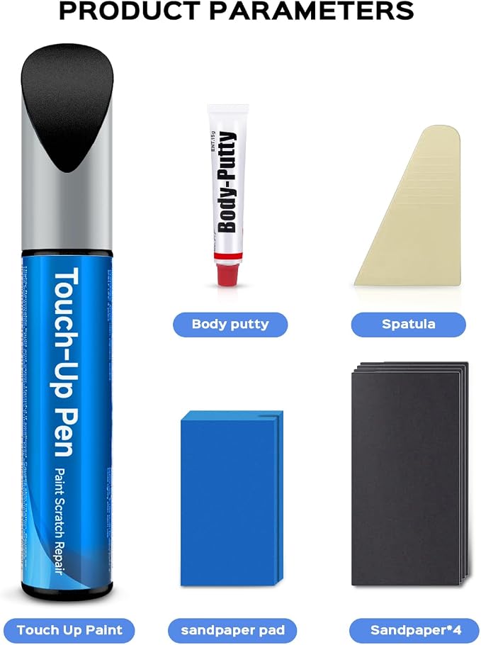 Fluid Black(668) for BMW Car Touch Up Paint Kit,Exact Match Car Scratch Repair Touch Up Paint Kit (Fluid Black(668))