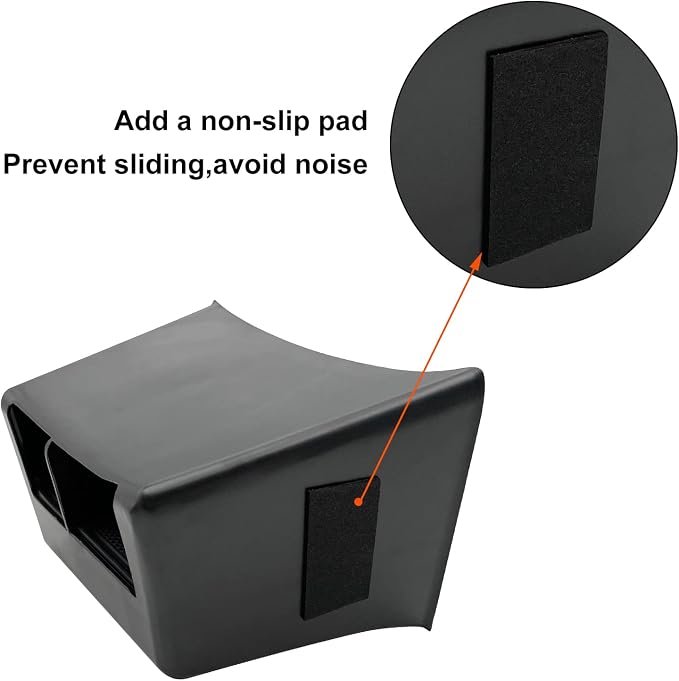 Compatible with Chevy Equinox 2024 2023 2022 2021 2020 2019 2018 Center Console Tray Organizer, Armrest Secondary Storage Box (Organizer Under Radio)