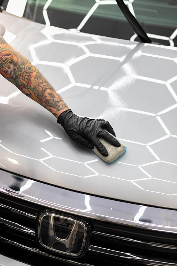 The Rag Company - No Soak Coating Applicator Kit - Microfiber Coating Sponges with Soak Barrier Plus 3 Scratchless and Edgeless 70/30 Blend Microfiber Towels for Buffing/Leveling Coatings