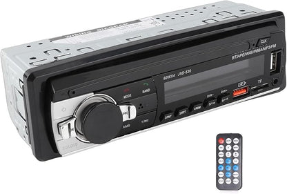 Car Radio Autoradio Bluetooth, Voice Control Car Radio Audio Player, Dual Connection Handsfree USB2.0 Car Stereo Receiver with LED Display, Support Hands Call, Music,