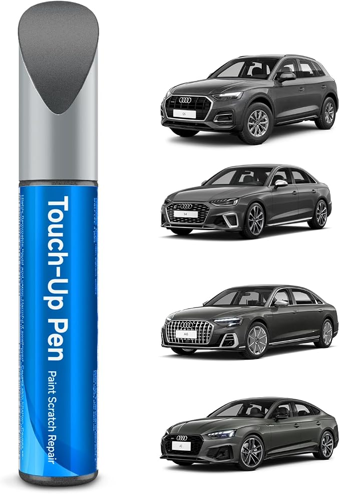 LX7R/0C Monsoon Grey Metallic Touch Up Paint Compatible With Audi Exact Match Car Paint Pen Scratch Repair