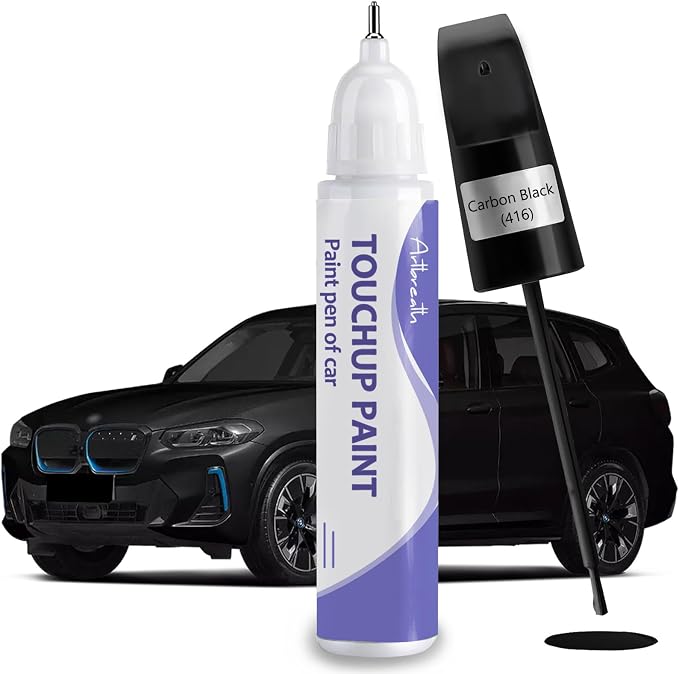 Touch Up Paint for BMW Carbon Black (416)-Exact Match–Chips and Nicks TouchUp Paint Pen Scratch Repair Car Accessories Car Paint Pen for Erase Car Scratches