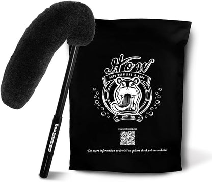 H.O.W 360° Microfiber Wheel Rim Tire Brush for Cleaning Tires