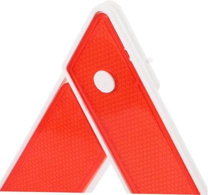 VOSAREA Safety Triangle Reflective Warning Sign for Vehicles High Visibility Roadside Kit for Car Breakdowns and Traffic Safety Easy to up Reflector