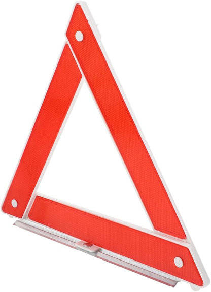2pcs Warning Triangle Emergency Safety Sign for Roadside Use Reflective Folding Design for Car Parking and Traffic Safety and Construction