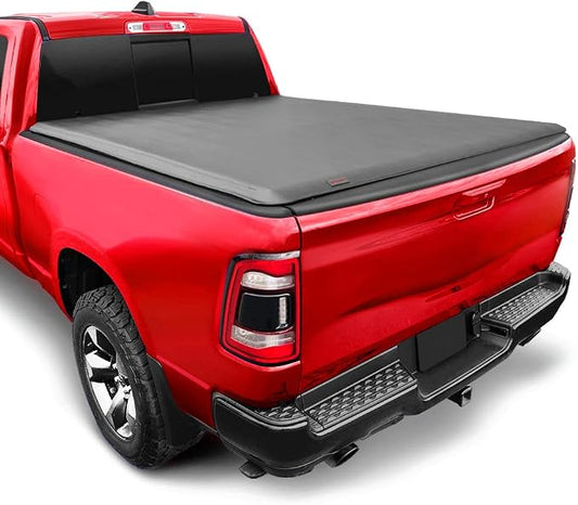 MaxMate Soft Roll-up Truck Bed Tonneau Cover Compatible with 2019-2026 Ram 1500 (Not Fit 19-24 Classic) | 5'7" (67") Bed | TCD169046
