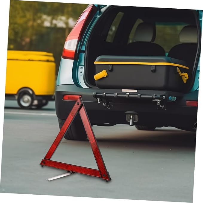 MAGICLULU 5pcs Car Safety Reflectors Warning Safety Triangle Reflective Sign Emergency Roadside Kit for Vehicle
