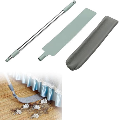 Retractable Gap Dust Cleaner with Microfiber Cloths,Extendable Long Handle Washable Bendable Duster Brush for Cleaning Under Appliances Furniture Couch Fridge