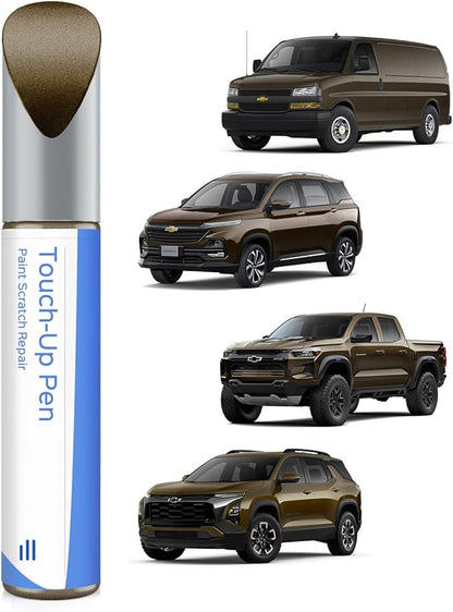 GWX/WA105V Terra Mocha Metallic Touch Up Paint Compatible with Chevrolet Exact Match Chips and Nicks Touch Up