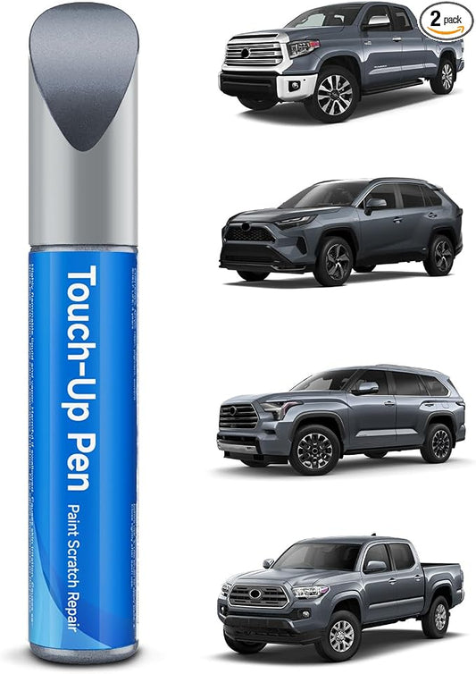 Touch Up Paint Compatible with Toyota Exact Match Touch Up Paint Car Scratch Repair (Celestite Gray Metallic （1K3）)