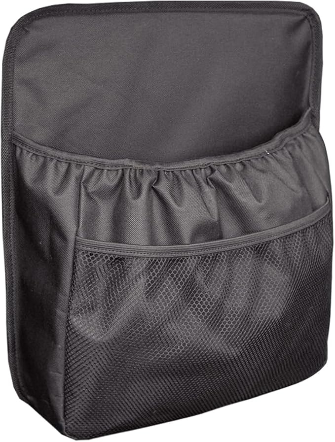 HZEL Car Trunk Organizer, Vehicle Backseat Hanging Storage Bag with Netting Pouch, Multifunctional Automotive Interior Seat Back Box Accessories, Universal for SUV, Sedan, Truck