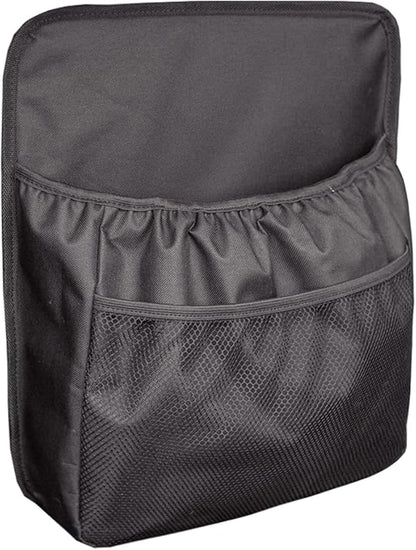 HZEL Car Trunk Organizer, Vehicle Backseat Hanging Storage Bag with Netting Pouch, Multifunctional Automotive Interior Seat Back Box Accessories, Universal for SUV, Sedan, Truck
