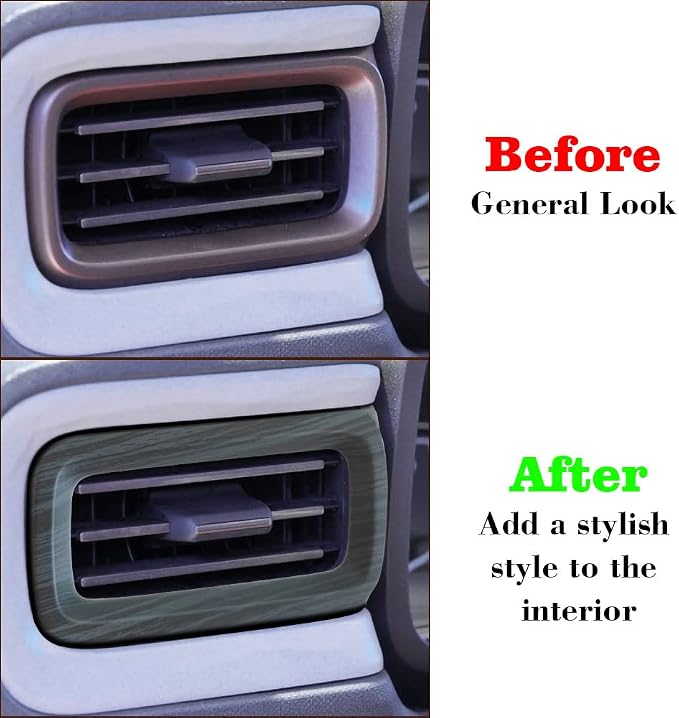 Muslogy for Maverick Set 14 Pcs Interior Decoration Trim Kit Overlays Steering Wheel Center Console Vent Window Switch Inner Door Cover Compatible with Ford Maverick 2022-2024 (Black Wood Grain)