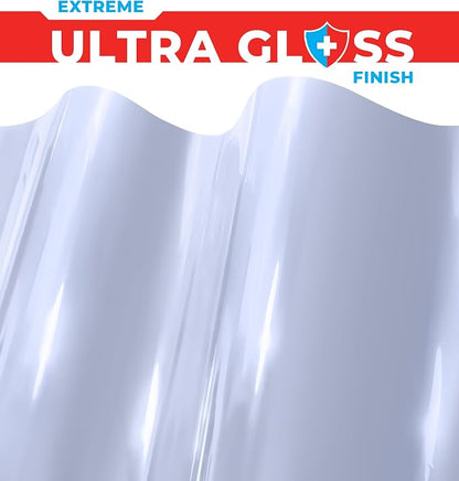 ColorFusion PPF by VViViD, Gloss Ice Blue Dry Apply PPF Vinyl Car Wrap Roll 20ft x 5ft