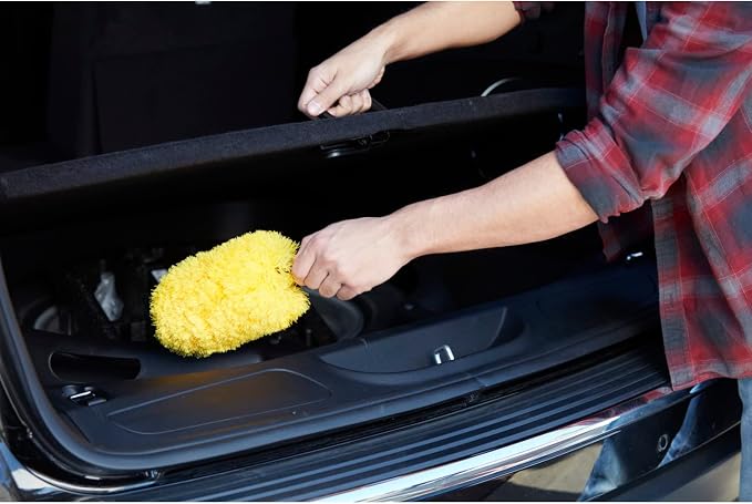 Armor All Car Interior Duster, Scratch-Free Microfiber Car Duster with Handle, , 1 Pack