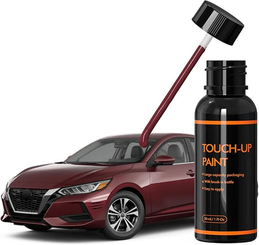 NBQ Rosewood Touch Up Paint for Cars Compatible with Mostly Nissan Models, DIY Car Paint Scratch Repair Kit, Automotive Paints, Quick & Easy Fix Scratch Repair for Sentra/Z