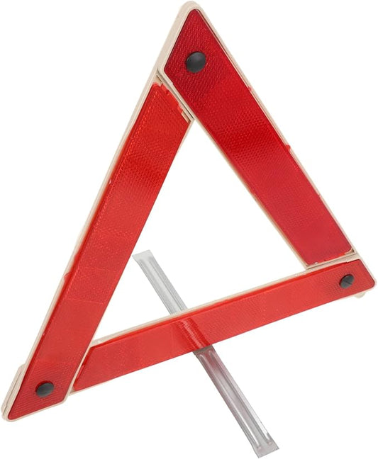 Warning Triangle Kit for Roadside Safety High Visibility Reflective Emergency Triangle Sign with Durable Base for Vehicles and Trucks Essential Traffic Safety Tool