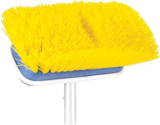 Camco Medium Brush Attachment | Features a 7-Inch Wide Brush Head | Great for Cleaning RVs, Campers, Trailers, Boats, and More (41924)