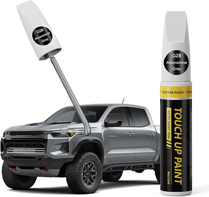 (Moonstone Gray (GZB) Car Touch Up Paint for GMC,Car Paint Scratch Repair Kit,2 in 1 Premium Scratch Remover Pen with Exact Color-Matched