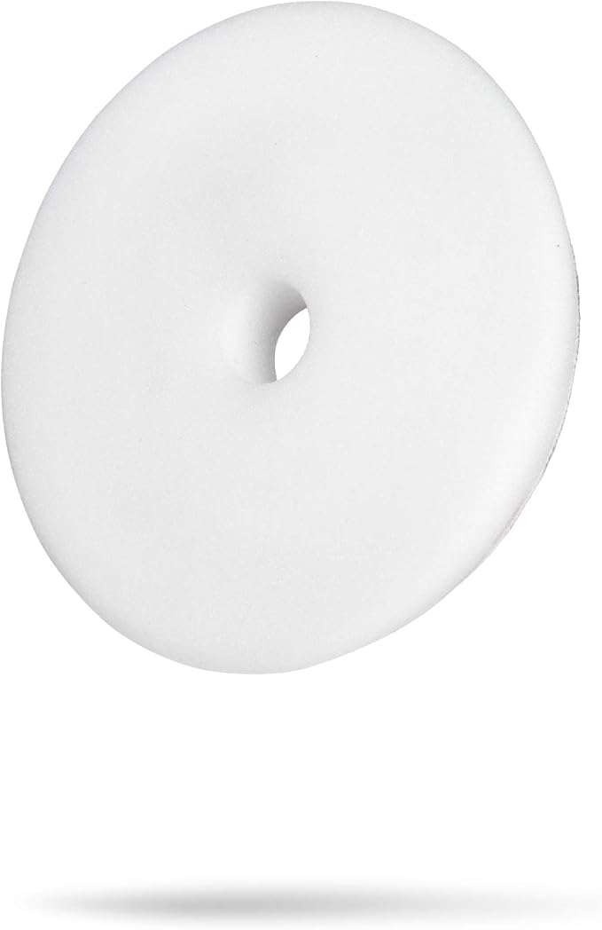 Adam's Polishes Premium Polisher Pads - Expertly Designed Soft Foam Finishes & Glosses Better Than Ever - Color Coded to Match with Recommended Polishes or Compounds (5.5, White Polish Pad)