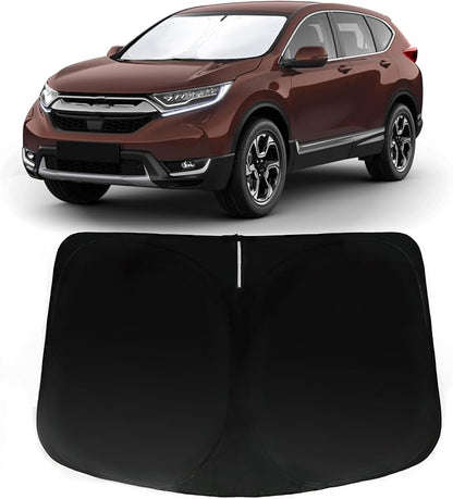 Windshield Sun Shade for Honda CR-V 2012-2022, Car Front Window Sunshade with 240T Sun Visor Protector Blocks UV Rays Heat Sun Shield Accessories (Honda CRV)