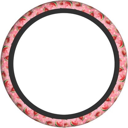 Watermelon Steering Wheel Covers Non Slip Neoprene Universal 15 Inch Steering Wheel Protector Car Cover for Men Women