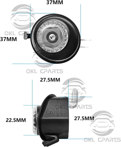 2pcs Set Side Mirror Projector Ghost Shadow Puddle Blanket America Flag Logo Light Compatible with Silverado 1500,2500HD,3500HD,Suburban Z71,Tahoe,Sierra 500,2500HD,3500HD,Yukon &Yukon XL