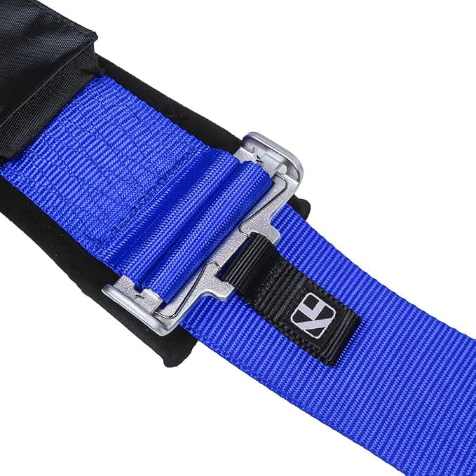 Kyostar 4 Point Harness Set 3 Inch with Ultra Soft Heavy Duty Shoulder Pads (8163 Blue)