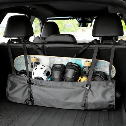 Car Trunk Organizer, Backseat Hanging Large Storage Bag with Adjustable Straps, Wear-Resistant Car Organizers and Storage, Trunk Organizer for SUV, Van, Jeep