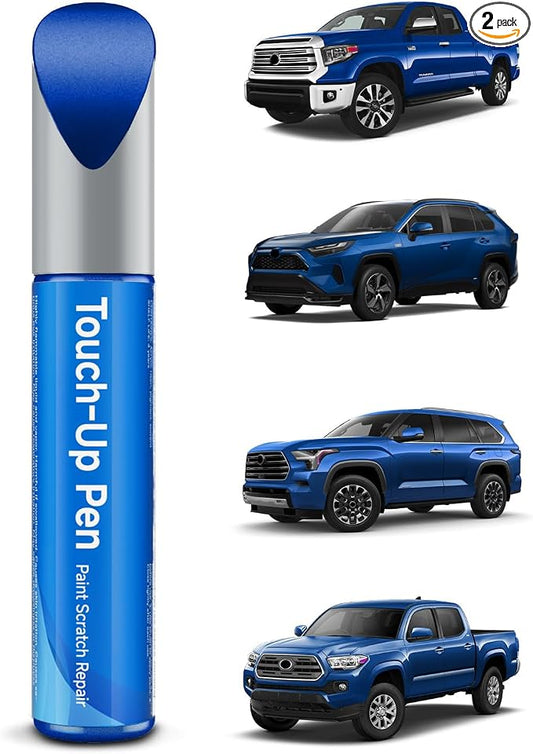Touch Up Paint Compatible with Toyota Exact Match Touch Up Paint Car Scratch Repair (Blue Streak（8T7）)