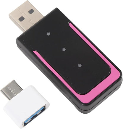 2 in 1 Wireless CarPlay Adapter, Wired to Wireless Converter for CarPlay and Android Auto, Bluetooth 5.0 WiFi Plug and Play Car Dongle CP508A (CP508B)