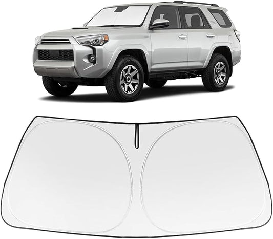 Proadsy 2026 Upgrade Front Windshield Sun Shade Foldable Sunshade Protector Custom Fit 2010-2025 4Runner 4-Runner SUV, SR5 Trail Limited Accessories
