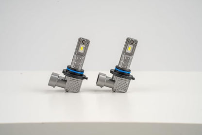 Marsauto M1C 9005 9006 Light Bulbs Combo, Fanless IP68 Fog Light – 4 Pack | 6500K cool white, HB3 HB4 sockets, 1:1 mini size no adapter, fits truck SUV, all-weather IP68, 5-min DIY install