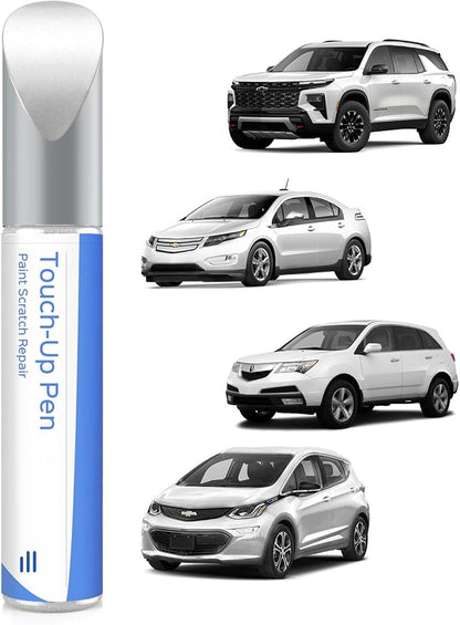 GAZ/WA8624/50U/50 Summit/Olympic/Interstellar White Touch Up Paint Compatible with Chevrolet Exact Match Chips and Nicks Touch Up
