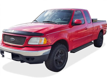 APS Black Running Boards Style Compatible with Ford F150 1999-2003 Super Cab 4-Door (Include 04 Heritage) & F250LD 1999-2003 3-Door Light Duty ONLY (Nerf Bars Side Steps Side Bars)