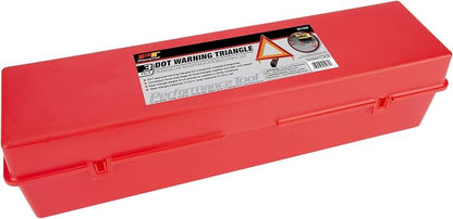 Performance Tool W1498 Large Early Warning Roadside Emergency Reflective Triangle, 3 Pack with Case (Dot Approved), 3 Pack