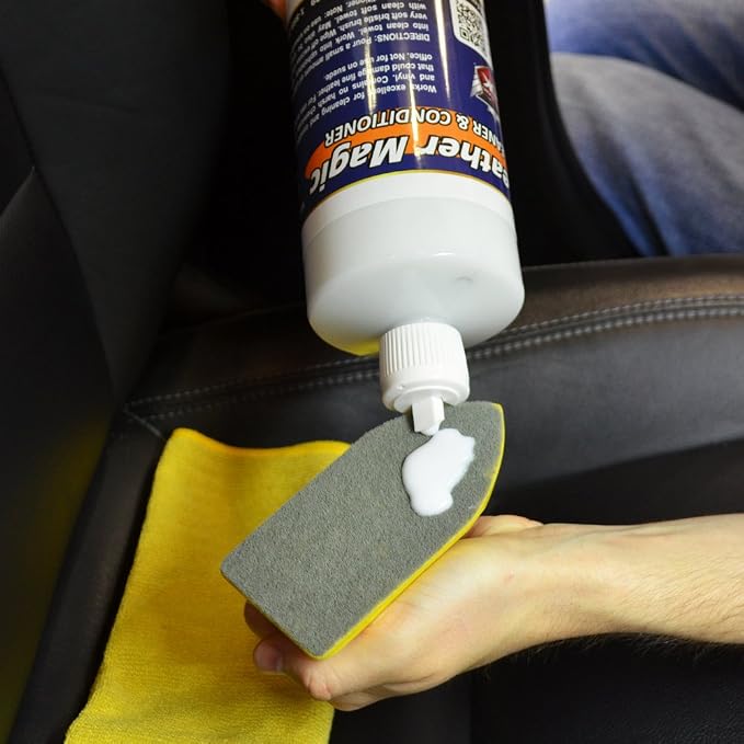 Detail King Leather Magic Cleaner & Conditioner - Gallon - Scrubs & Restores Leather Surfaces