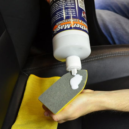 Detail King Leather Magic Cleaner & Conditioner - Gallon - Scrubs & Restores Leather Surfaces