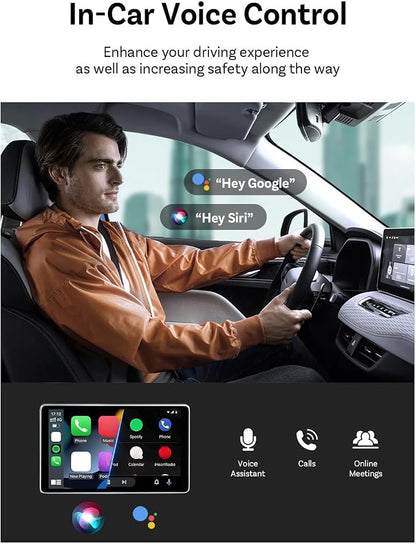 Wireless Android Auto Adapter for BMW i3 2019-2025,Fast Auto-Connect Android Auto Wireless Adapter,Plug and Play Mini Stable Adapter