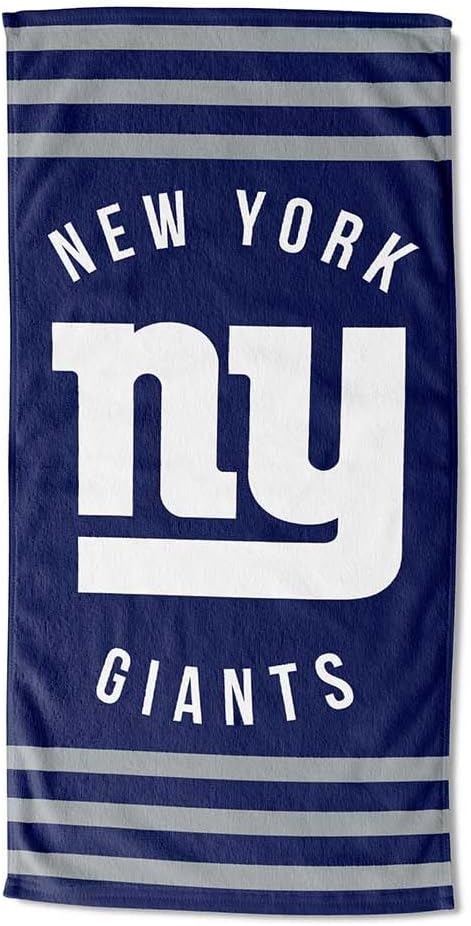 Northwest NFL New York Giants Unisex-Adult Beach Towel, 30" x 60", Stripes