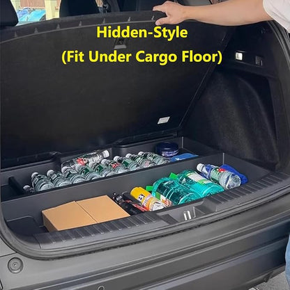 Heavy-Duty Trunk Organizer for 2023-2025 Honda CR-V, Insert Cargo Rear Hatch Hidden Storage Box fits CRV EX EX-L LX Touring Accessories