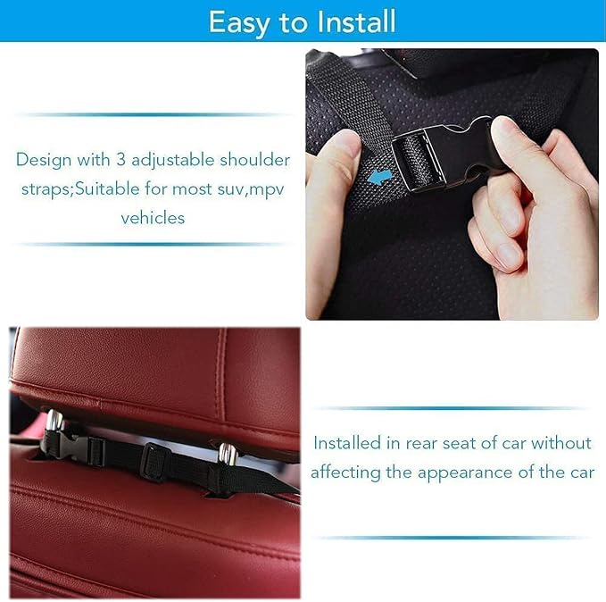 AOPHY Car Organizers and Storage, Backseat Hanging Organizer with 5 Pockets, Waterproof Collapsible Large Capacity Organization Bag, Interior Accessories Trunk Organizer for Car, SUV, Truck, MPV