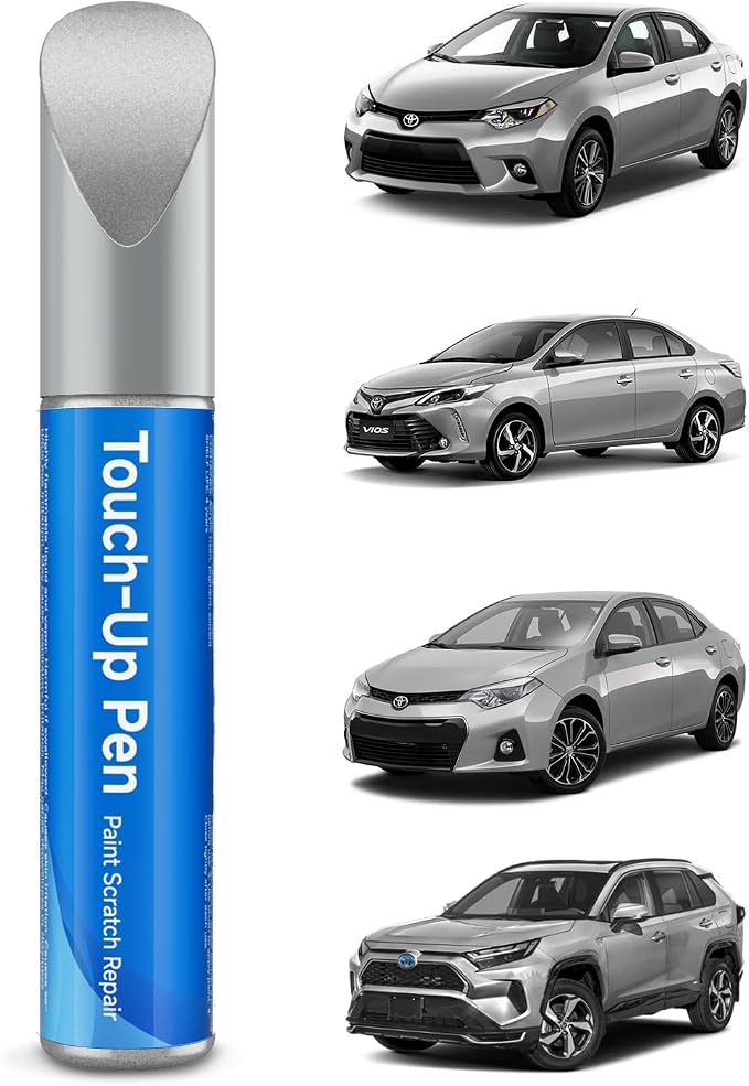 1D6 Silver Sky Metallic Touch Up Paint Compatible with Toyota Exact Match Touch Up Paint Car Scratch Repair
