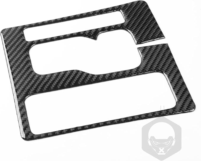 NVCNX Real Premium Carbon Fiber for Toyota 2nd Gen Tacoma Accessories 2005-2015 2006 2007 2008 2009 2010 2011 2012 2013 2014 Center Console Gear Indicator Panel Cover Interior Trim Sticker Decal 1PC