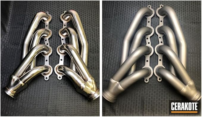 CERAKOTE® Glacier Titanium Coating Kit (C-7900 16 oz.) - Everything Needed to Spray Cerakote - Air Cure - Durable, High Temp Performance Ceramic Coating (1800°F Rating)