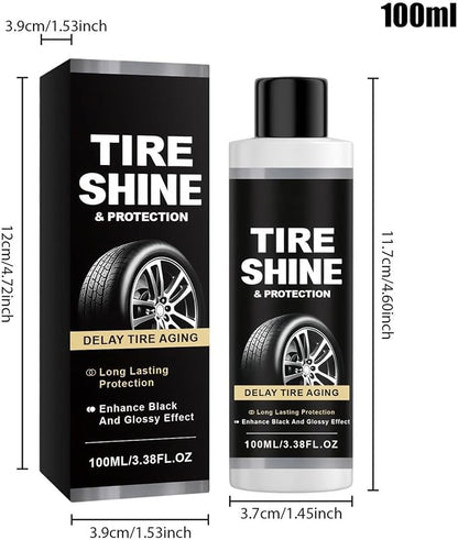 Tire Dressing,100ml Long-Lasting Repair Agent - Tire Restorer | The Outer Packaging May be Changed in Different batches, but it Does not Affect the acfor Vehicle, Truck, SUV, RV, Automotive Detailing