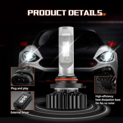 SEALIGHT 9005/HB3 H11/H8/H9 Fog Bulbs, 9005 H11 Fog Bulbs with Plug and Play, 60,000LM, Non-polarity, Wider Driving Vision, Fog Light, Powersports Bulbs and Assemblies, Pack of 4